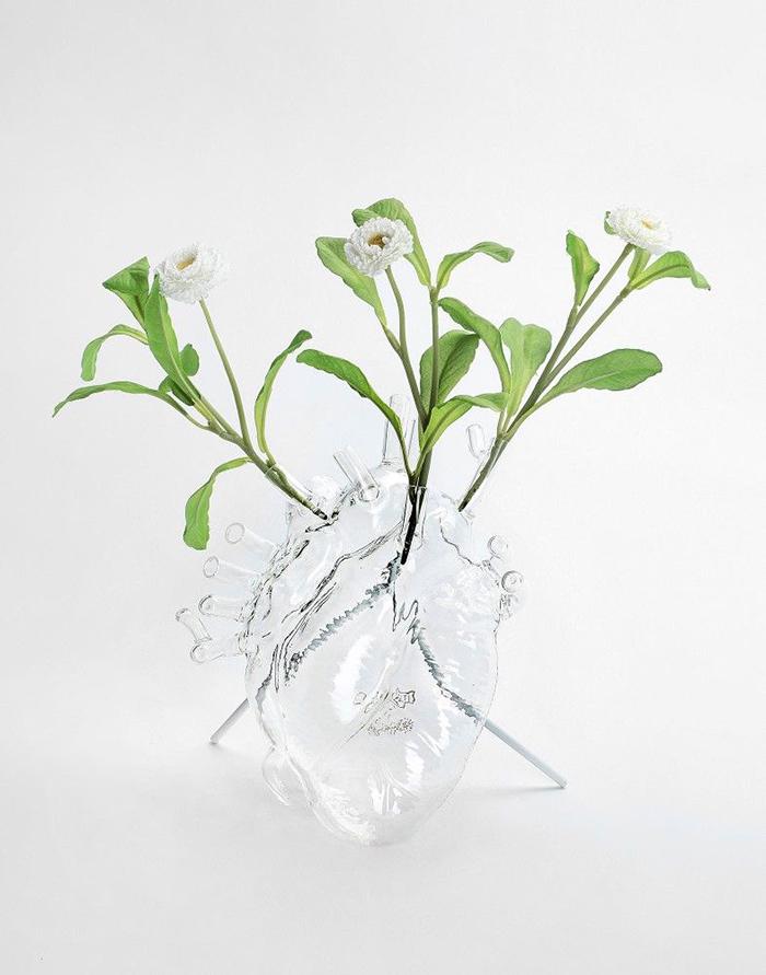 Seletti Love in Bloom Glass Vase
