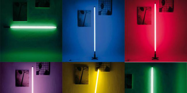 luminaire, tube néon, Linea, Rouge, L134.5cm, cm - Seletti